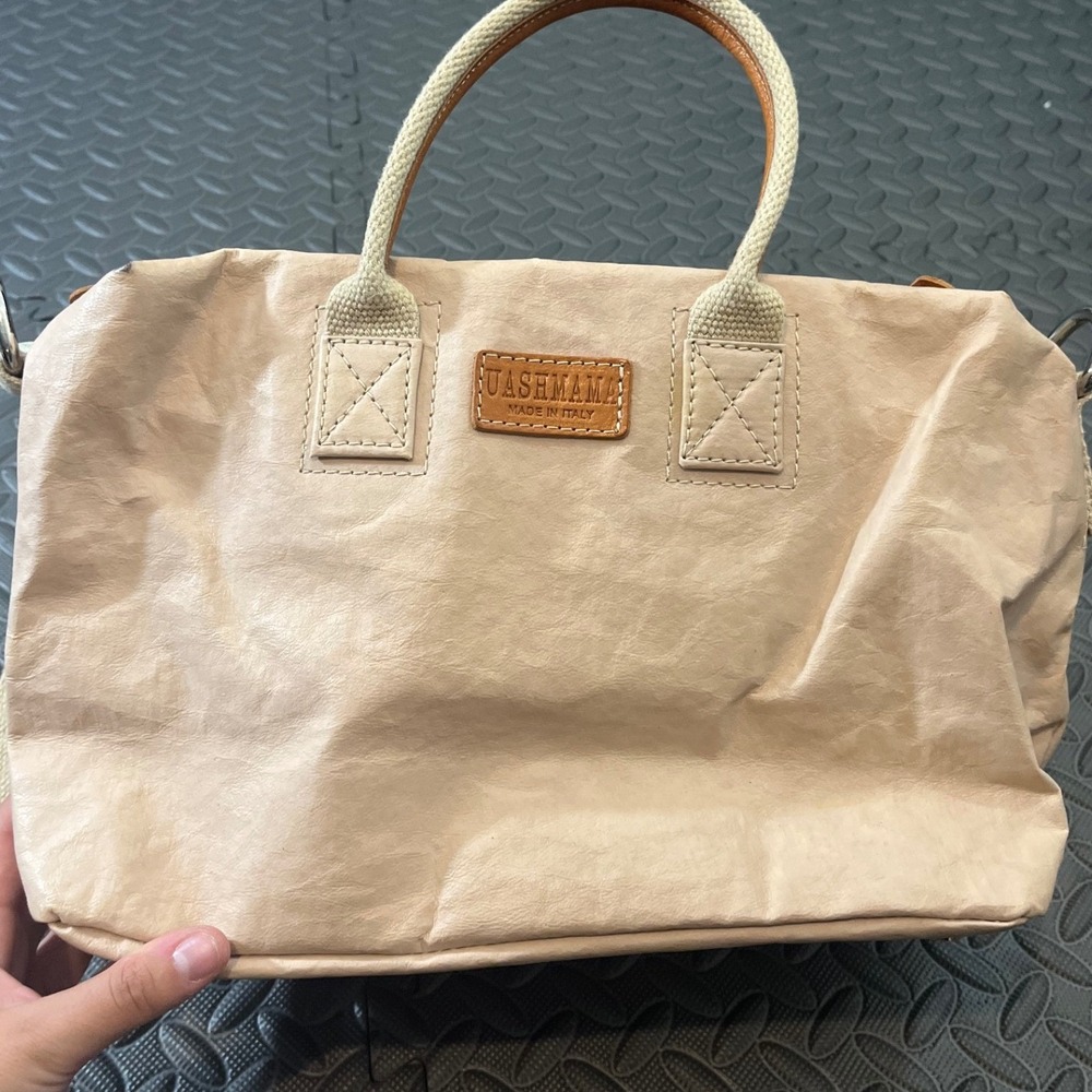 UASHMAMA ROMA SMALL WEEKENDER DAY‎ BAG PRE-OWNED PAPER BAG MADE IN ITALY
